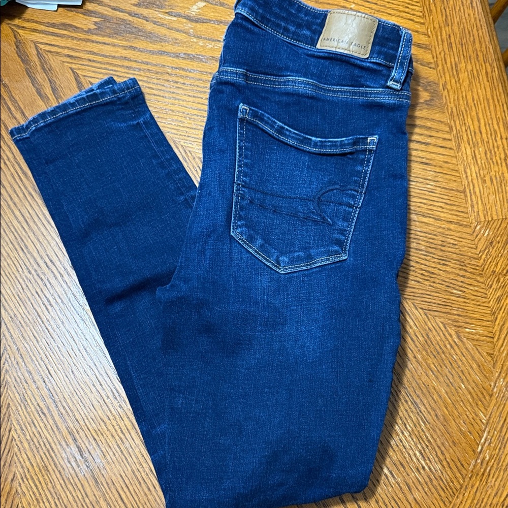 American Eagle Outfitters Super Stretch Blue Jeans